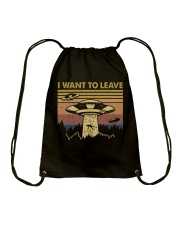 I Want To Leave Drawstring Bag tile