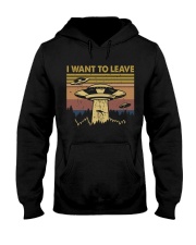 I Want To Leave Hooded Sweatshirt tile