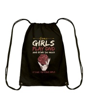 Some Girls Play Dnd Drawstring Bag tile