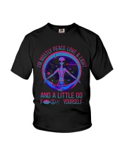 Im Mostly Peace Love Light Youth T-Shirt thumbnail