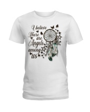 There Are Angels Among Us Ladies T-Shirt thumbnail