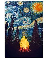 Campfire Starry Night Art Poster 11x17 Poster front