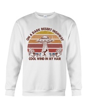 On A Dark Desert Higway Crewneck Sweatshirt thumbnail