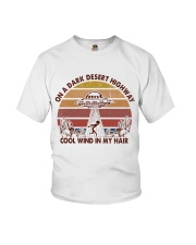 On A Dark Desert Higway Youth T-Shirt thumbnail