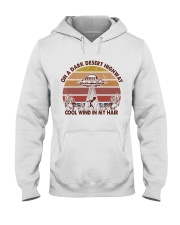 On A Dark Desert Higway Hooded Sweatshirt front