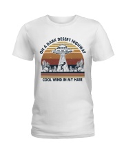 On A Dark Desert Highway Ladies T-Shirt thumbnail