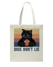 Dice Do Not Lie Tote Bag thumbnail