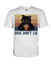 Dice Do Not Lie V-Neck T-Shirt thumbnail