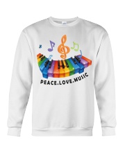 Peace Love Music Crewneck Sweatshirt thumbnail