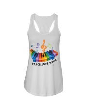 Peace Love Music Ladies Flowy Tank thumbnail
