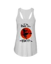Witch If The Broom Fits Ladies Flowy Tank thumbnail