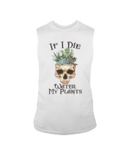 If I Die Water My Plants Sleeveless Tee thumbnail
