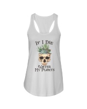 If I Die Water My Plants Ladies Flowy Tank thumbnail