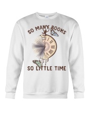 Many Books Little Time Crewneck Sweatshirt thumbnail