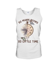 Many Books Little Time Unisex Tank thumbnail