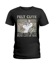 Felt Cute Ladies T-Shirt tile