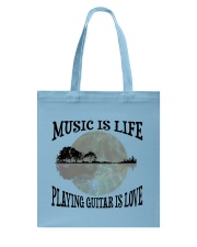 Playing Guitar Is Love Tote Bag thumbnail