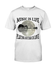 Playing Guitar Is Love Classic T-Shirt front