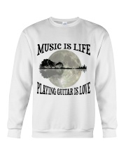 Playing Guitar Is Love Crewneck Sweatshirt thumbnail