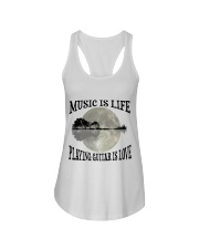 Playing Guitar Is Love Ladies Flowy Tank thumbnail