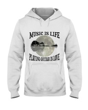 Playing Guitar Is Love Hooded Sweatshirt thumbnail