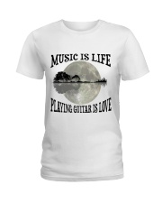 Playing Guitar Is Love Ladies T-Shirt thumbnail