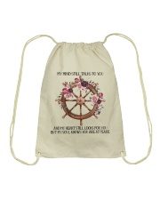 My Heart Looks For You Drawstring Bag thumbnail
