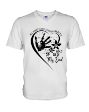 My First Love Lives In Heaven V-Neck T-Shirt thumbnail