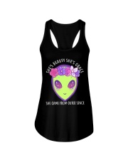 She Came From Outer Space Ladies Flowy Tank thumbnail
