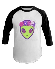 She Came From Outer Space Baseball Tee thumbnail
