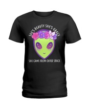 She Came From Outer Space Ladies T-Shirt thumbnail