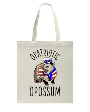 Opatriotic Opossum Tote Bag thumbnail