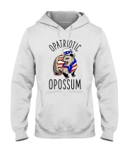 Opatriotic Opossum Hooded Sweatshirt front