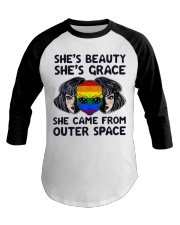 She Came From Outer Space Baseball Tee thumbnail