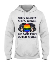 She Came From Outer Space Hooded Sweatshirt front