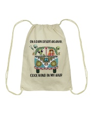 On A Dark Desert Highway Drawstring Bag tile