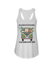 On A Dark Desert Highway Ladies Flowy Tank tile