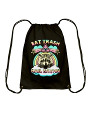 Eat Trash Drawstring Bag thumbnail