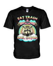 Eat Trash V-Neck T-Shirt thumbnail