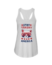 Stay Trashy America Ladies Flowy Tank tile
