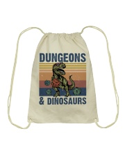 Bungeon Dinosaurs Drawstring Bag thumbnail