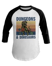 Bungeon Dinosaurs Baseball Tee thumbnail
