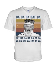 Da Da Da Dat Da V-Neck T-Shirt tile