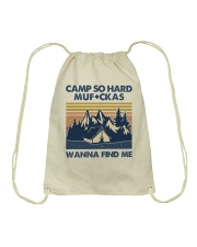Camp So Hard Drawstring Bag tile