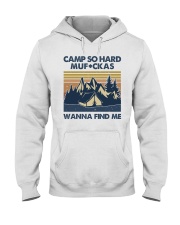 Camp So Hard Hooded Sweatshirt front