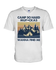 Camp So Hard V-Neck T-Shirt tile