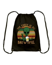 The Earth Is So Brewtiful Drawstring Bag thumbnail