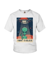 I Want To Believe Youth T-Shirt thumbnail