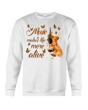 Music Makes Life More Alive Crewneck Sweatshirt thumbnail