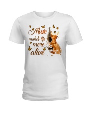 Music Makes Life More Alive Ladies T-Shirt thumbnail